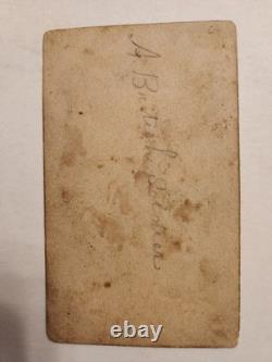 Carte de Visite of Civil War era British Soldier