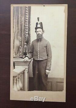 Carte de visite CDV soldier Baltimore musician during the Civil War RARE