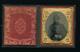 Cased Tintype Civil War Era 1860s Sea Captain Navy Style Pea Coat Photo Antique