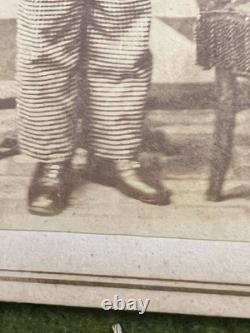 Cdv original civil war photographs Tax Stamp, Young Man