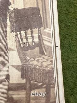 Cdv original civil war photographs Tax Stamp, Young Man