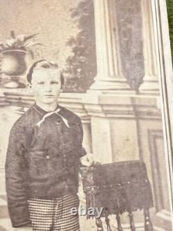 Cdv original civil war photographs Tax Stamp, Young Man