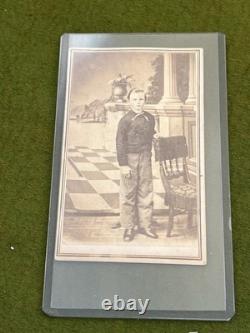 Cdv original civil war photographs Tax Stamp, Young Man