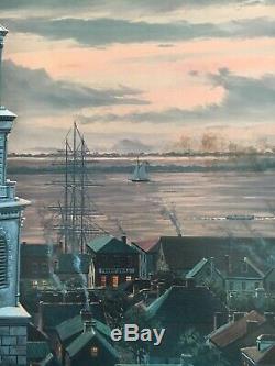 Charleston at Sunrise 1863, Wm McGrath, Civil War Lt Ed, Small Smudge, See Photo