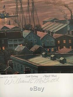 Charleston at Sunrise 1863, Wm McGrath, Civil War Lt Ed, Small Smudge, See Photo