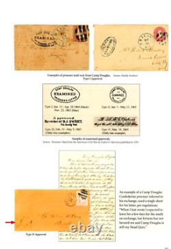 Chicago Camp Douglas CIVIL War Letters 1862, 400 Pictures, Postal History & More