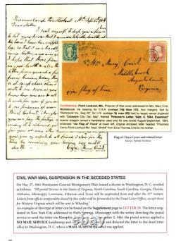 Chicago Camp Douglas CIVIL War Letters 1862, 400 Pictures, Postal History & More