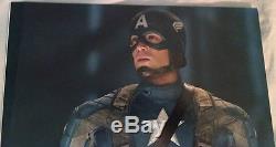 Chris Evans Signed Captain America Autographed 11x14 Civil War PSA/DNA