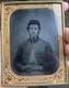 Civil War 1/4 Tintype Photo Of Union Soldier