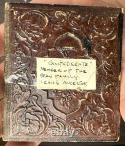 Civil War 1/6 Confederate Ambrotype Of Early War Virginia Soldier