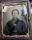Civil War 1/9 Ambrotype Photo Of Confederate Soldier