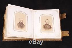 Civil War Album of 30 CDVs Photographs Lincoln, Grant, Sherman, & Union Generals