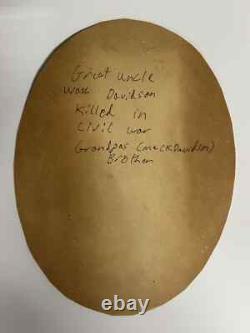 Civil War Albumen ID'd Confederate James Wash Davidson 8th Kentucky Infantry CSA