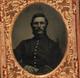 Civil War Ambrotype 9th Plate Union Officer Soldier Rosy Cheeks