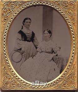 Civil War Ambrotype Gettysburg, Gettysburg Girls residents of the battle wedding