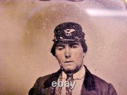 Civil War Ambrotype & Tintype 2 Photographs Soldier withTax Stamp, Wife Ambrotype