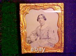 Civil War Ambrotype & Tintype 2 Photographs Soldier withTax Stamp, Wife Ambrotype