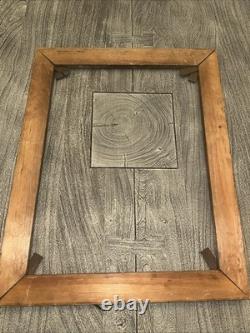 Civil War Antique Wooden Picture/ Painting Frame Without Glass. Authentic