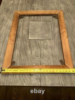 Civil War Antique Wooden Picture/ Painting Frame Without Glass. Authentic