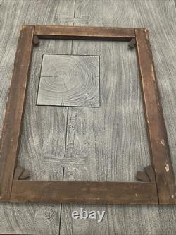 Civil War Antique Wooden Picture/ Painting Frame Without Glass. Authentic