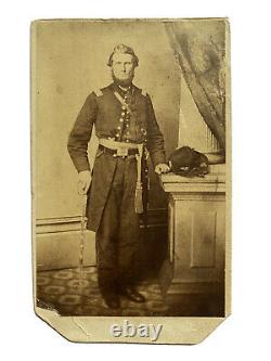 Civil War Armed Officer CDV 53rd Regiment