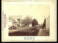 Civil War Brady Album Gallery Card View of Principle Street Yorktown Va 1862