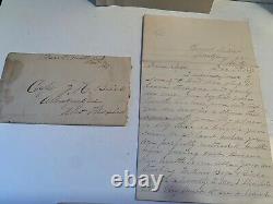Civil War Brady CDV's Capt. Zenas Bliss, 28th US Colored Troops, Kit Bag, Letter