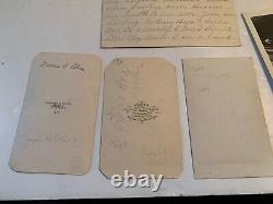 Civil War Brady CDV's Capt. Zenas Bliss, 28th US Colored Troops, Kit Bag, Letter