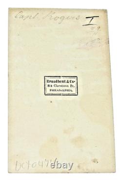 Civil War CDV ADMIRAL JOHN ROGERS, USN, CUT SIGNATURE, GAR ROGER'S POST #28 PIN Civil War CDV ADMIRAL JOHN ROGERS, USN, CUT SIGNATURE, GAR ROGER'S POST #28 PIN