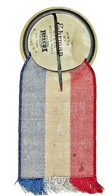 Civil War CDV ADMIRAL JOHN ROGERS, USN, CUT SIGNATURE, GAR ROGER'S POST #28 PIN