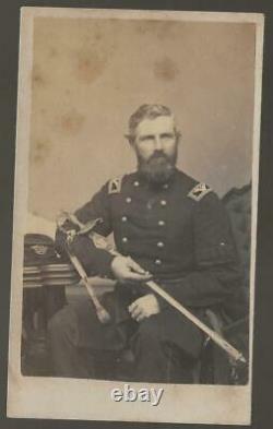 Civil War CDV Colonel Edwin Upton 25th Massachusetts Vols a