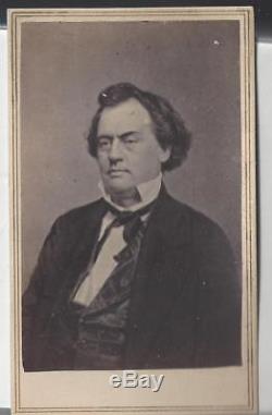 Civil War CDV Confederate Congressman/Secy of State Robert A Toombs of Georgia