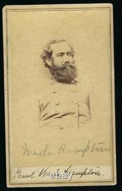 Civil War CDV Confederate General Wade Hampton