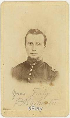 Civil War CDV Federal 1st Lieutenant David B. Johnston, 32nd Wisconsin Infantry