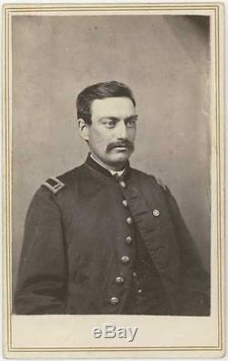 Civil War CDV Federal 1st Lieutenant Robert Cruikshank, 123rd NY Volunteer Inf