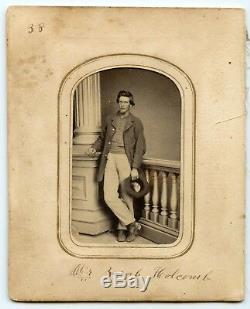 Civil War CDV IDd 36th Ohio Zarah Holcomb WIA Amputee