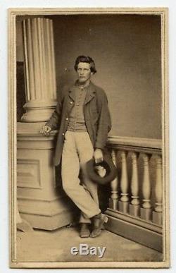 Civil War CDV IDd 36th Ohio Zarah Holcomb WIA Amputee