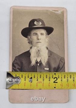 Civil War CDV Identified Union Soldier Hezekiah Townsend Military Uniform Beard