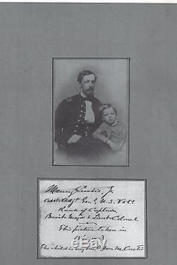 Civil War CDV Lt Colonel Henry Curtis JR, 37th Illinois Vols and Adjutant Gen'l