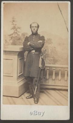 Civil War CDV Lt Josiah H Vose 53rd Mass Vols, Died of Wounds Port Hudson La