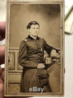 Civil War CDV Of Partially IDd Pennsylvania Officer