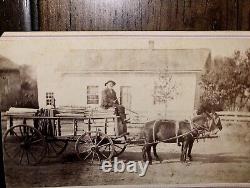 Civil War CDV Photo Lot Outdoor Street Scenes Buildings African American 1860s