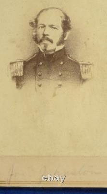 Civil War CDV Photo Portrait of CSA GENERAL JOSEPH E. JOHNSTON by the Anthonys