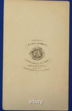 Civil War CDV Photo Portrait of CSA GENERAL JOSEPH E. JOHNSTON by the Anthonys