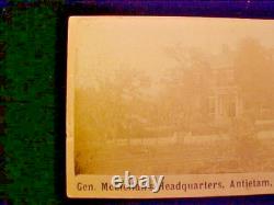 Civil War CDV Photograph McClellan Headquarters Antietam 9/17/1862 Rare Image