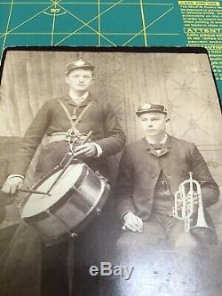 Civil War CDV Photographs Carrollton Ohio. Also Drum Bugle Duo