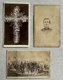 Civil War CDV Photos, and others (9 items from estate sale) Geo. D. Wells, etc