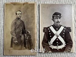 Civil War CDV Photos, and others (9 items from estate sale) Geo. D. Wells, etc