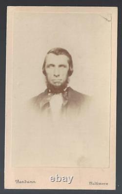 Civil War CDV Private Judson Poole 18th Virginia Infantry Died of Disease