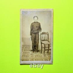 Civil War CDV Rare Union Cadet with Proprietary First Issue Stamp 1864 1865 1866